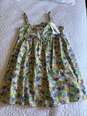 Zara Multicolor Floral Sundress with Spaghetti Straps